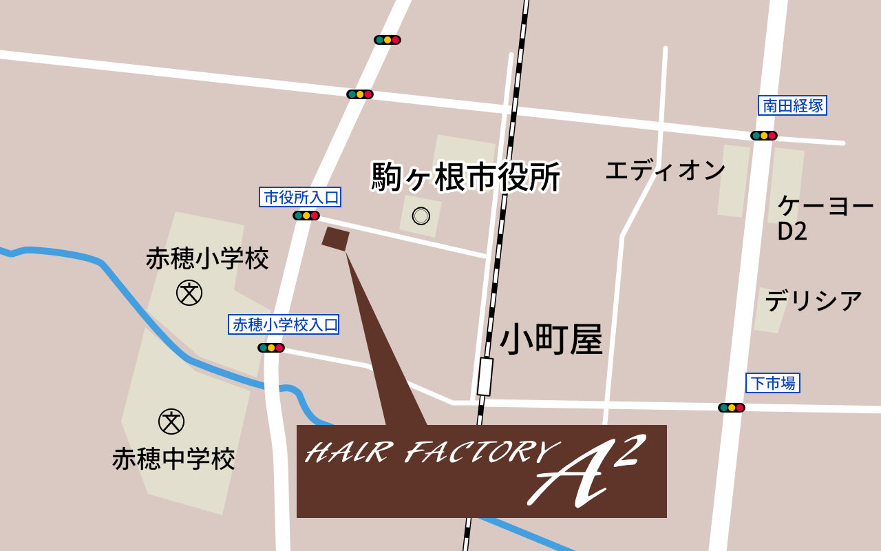 美容室A2マップ